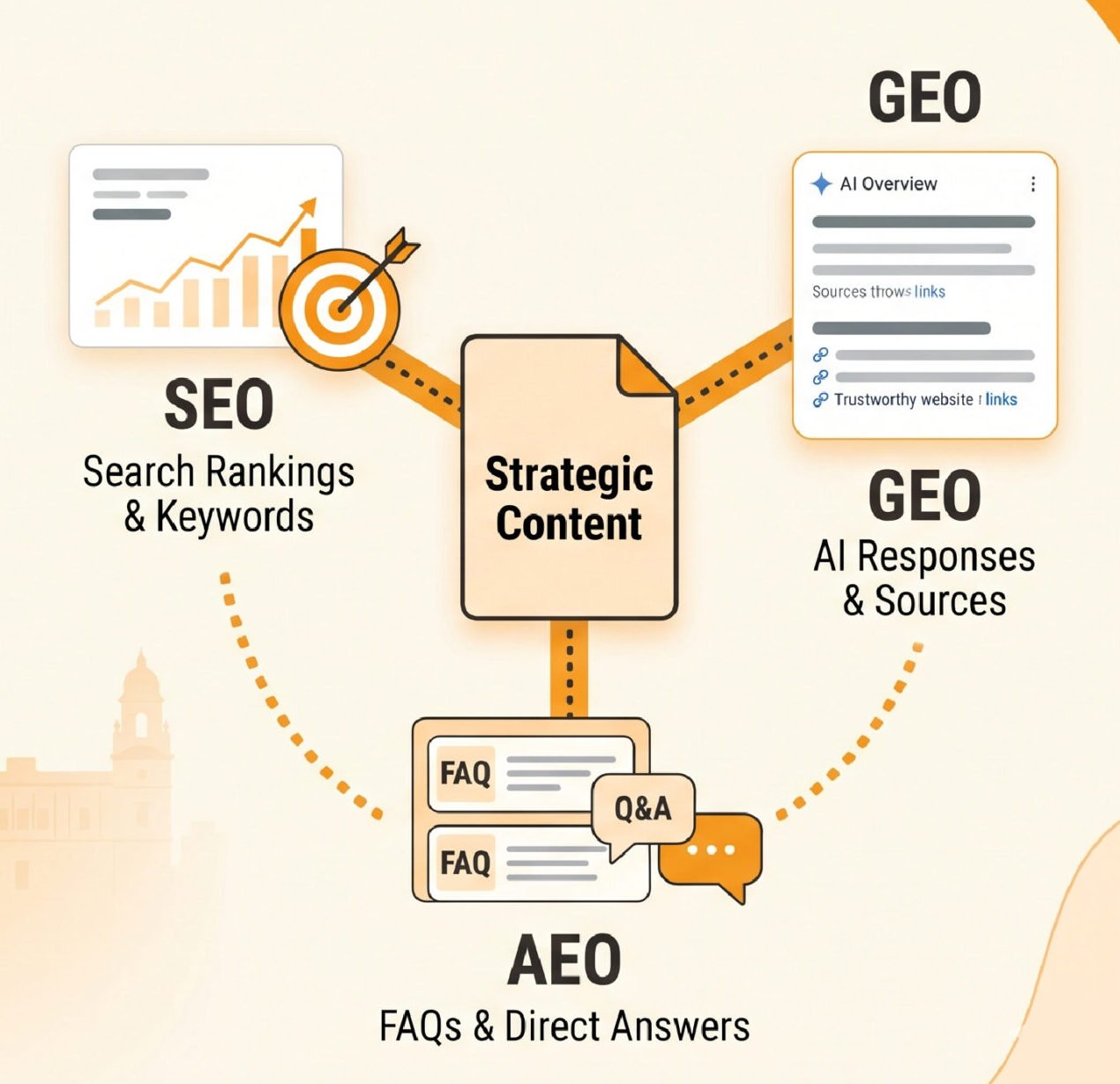 SEO vs AEO vs GEO
