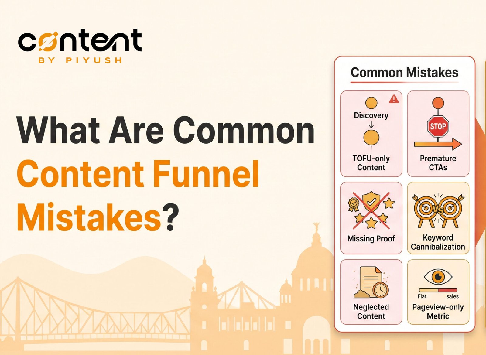 What are common content funnel mistakes
